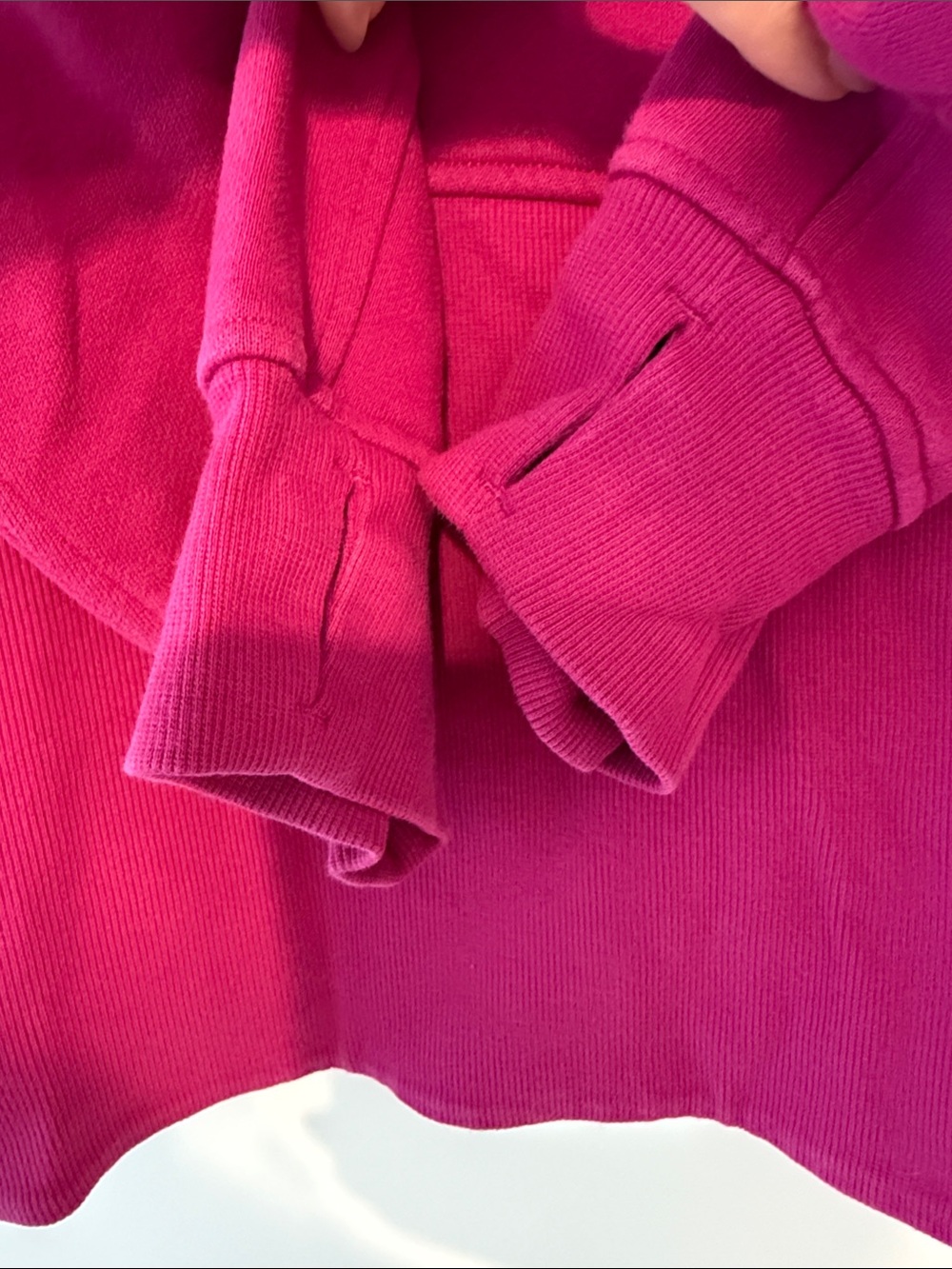Lululemon Scuba Oversized Funnel Neck Half Zip Long Magenta Smoke XL/XXL - Picture 7 of 7
